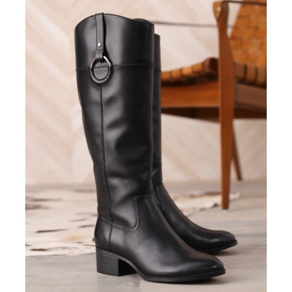 Genuine Leather Equestrian Knee High Riding Boots - Picture 2 of 5